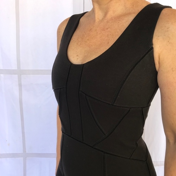 Robert Rodriguez scoop neck knee length lined sheath dress‎ size 2 black - Picture 6 of 8